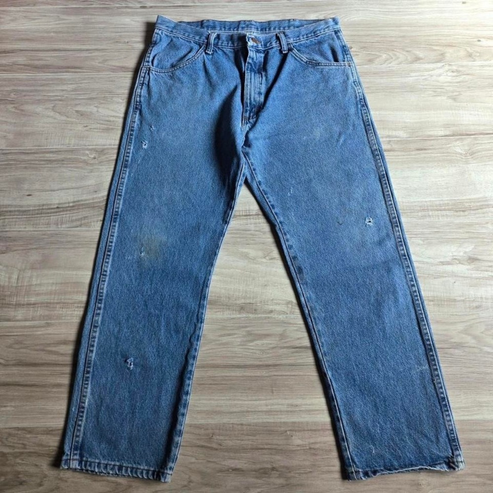 Rustler Distressed Denim Jeans